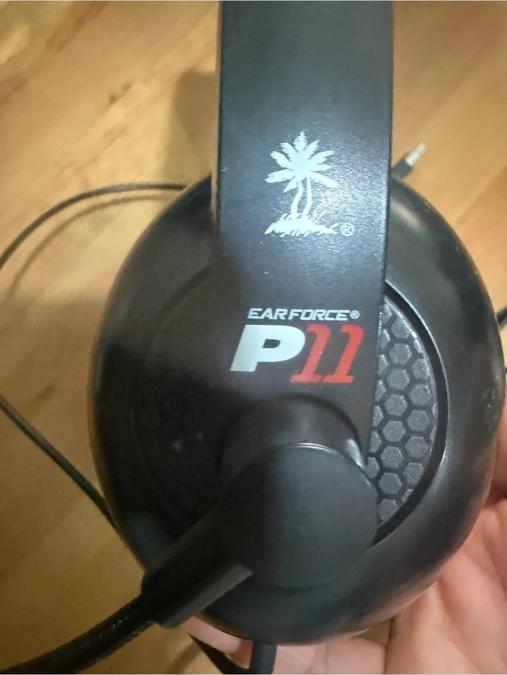 EARFORCE P11 Wired Gaming Headset - Black & Red